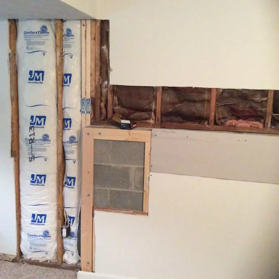 Wall insulation replacement during Structural Drying in San Bernardino